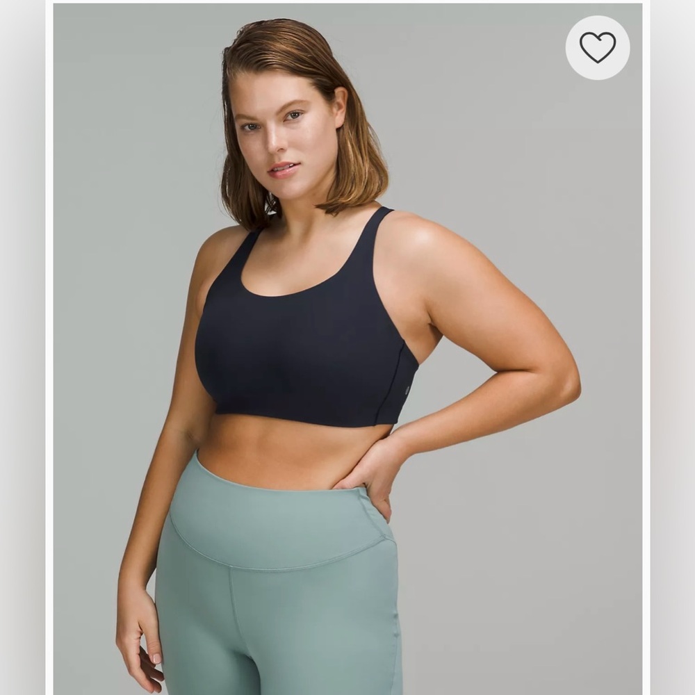 Lululemon Energy Bra High Support - Size 36C - Navy Blue